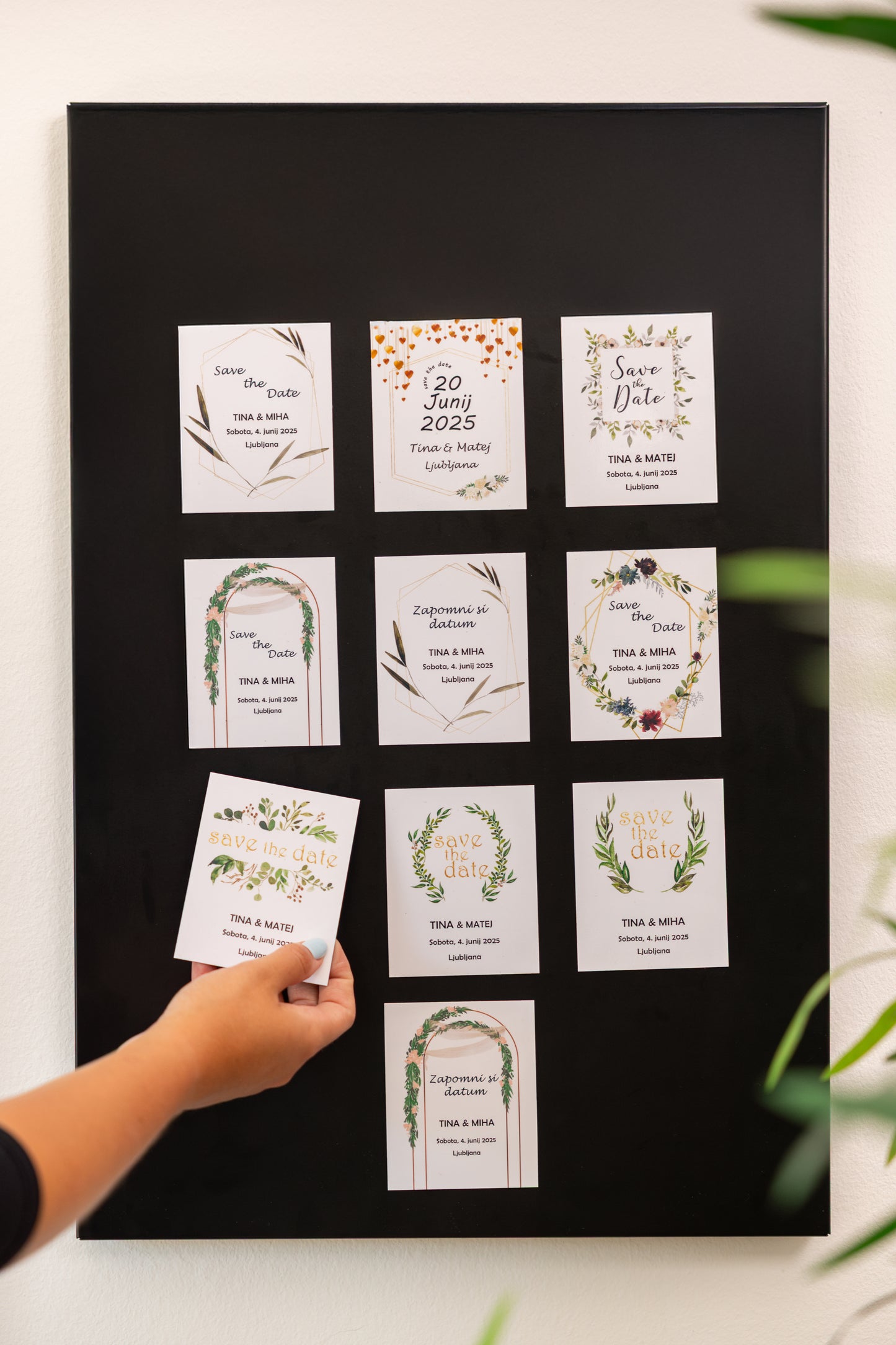 Magnet simple "Save the Date"