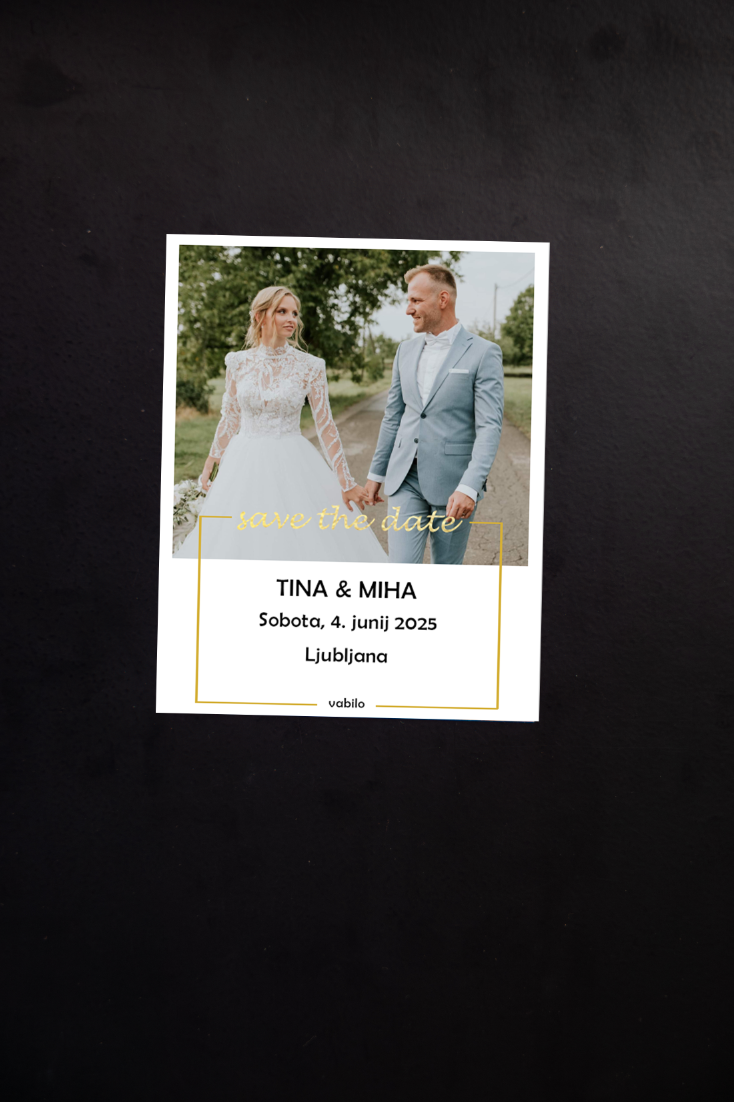 Magnet premium "Save the Date"