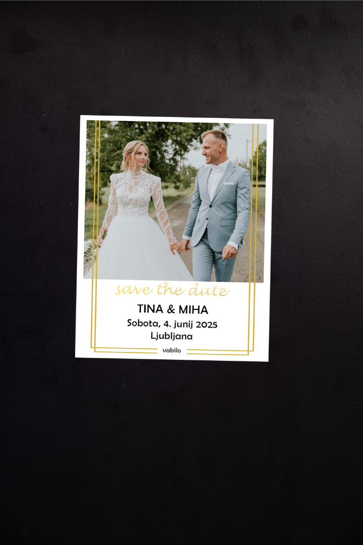 Magnet premium "Save the Date"