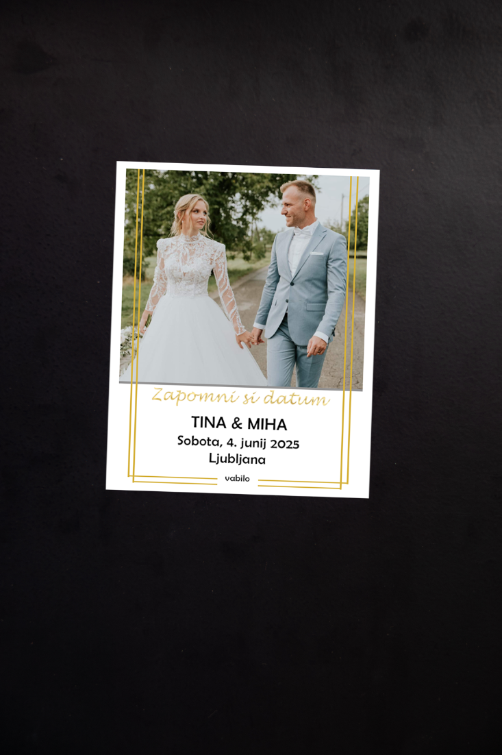 Magnet premium "Save the Date"