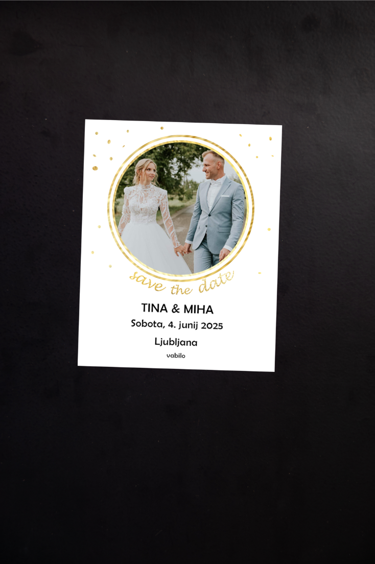 Magnet premium "Save the Date"