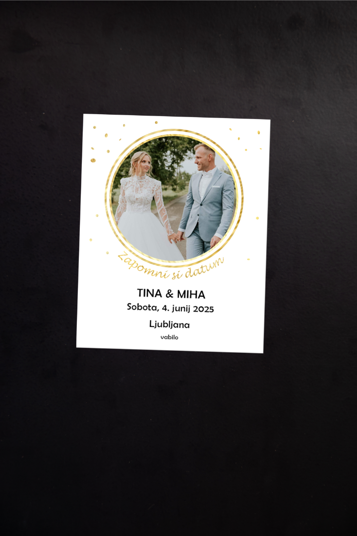 Magnet premium "Save the Date"