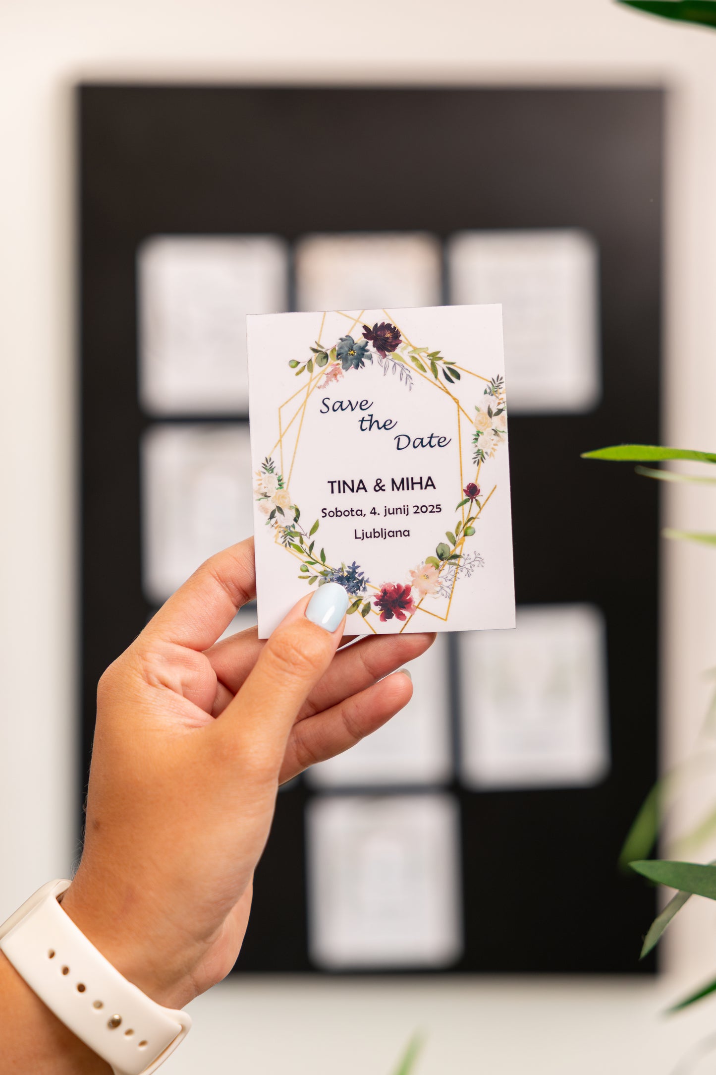 Magnet simple "Save the Date"