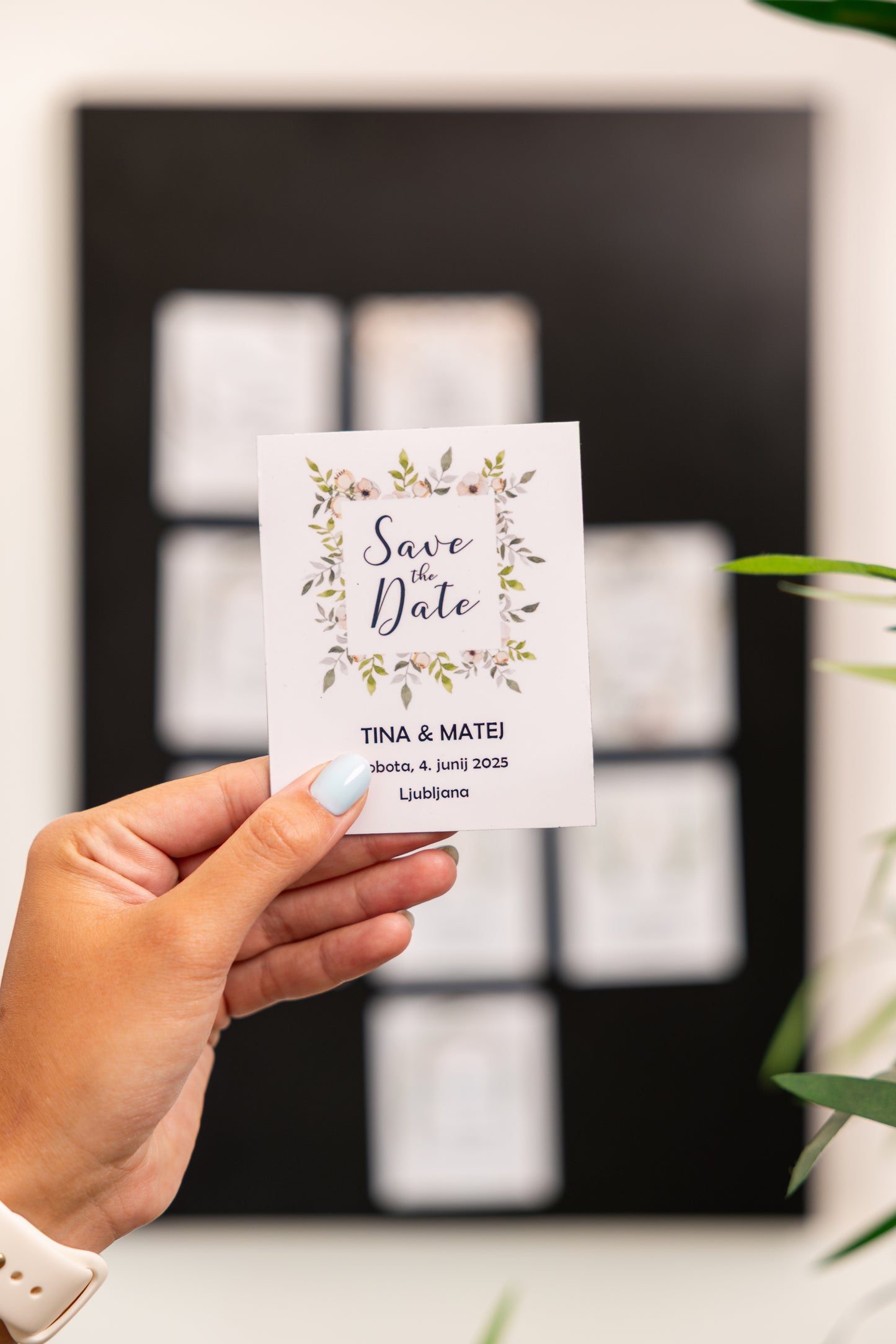 Magnet simple "Save the Date"