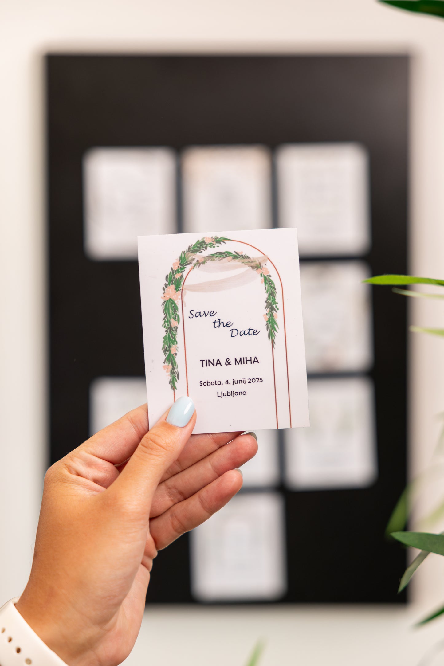 Magnet simple "Save the Date"