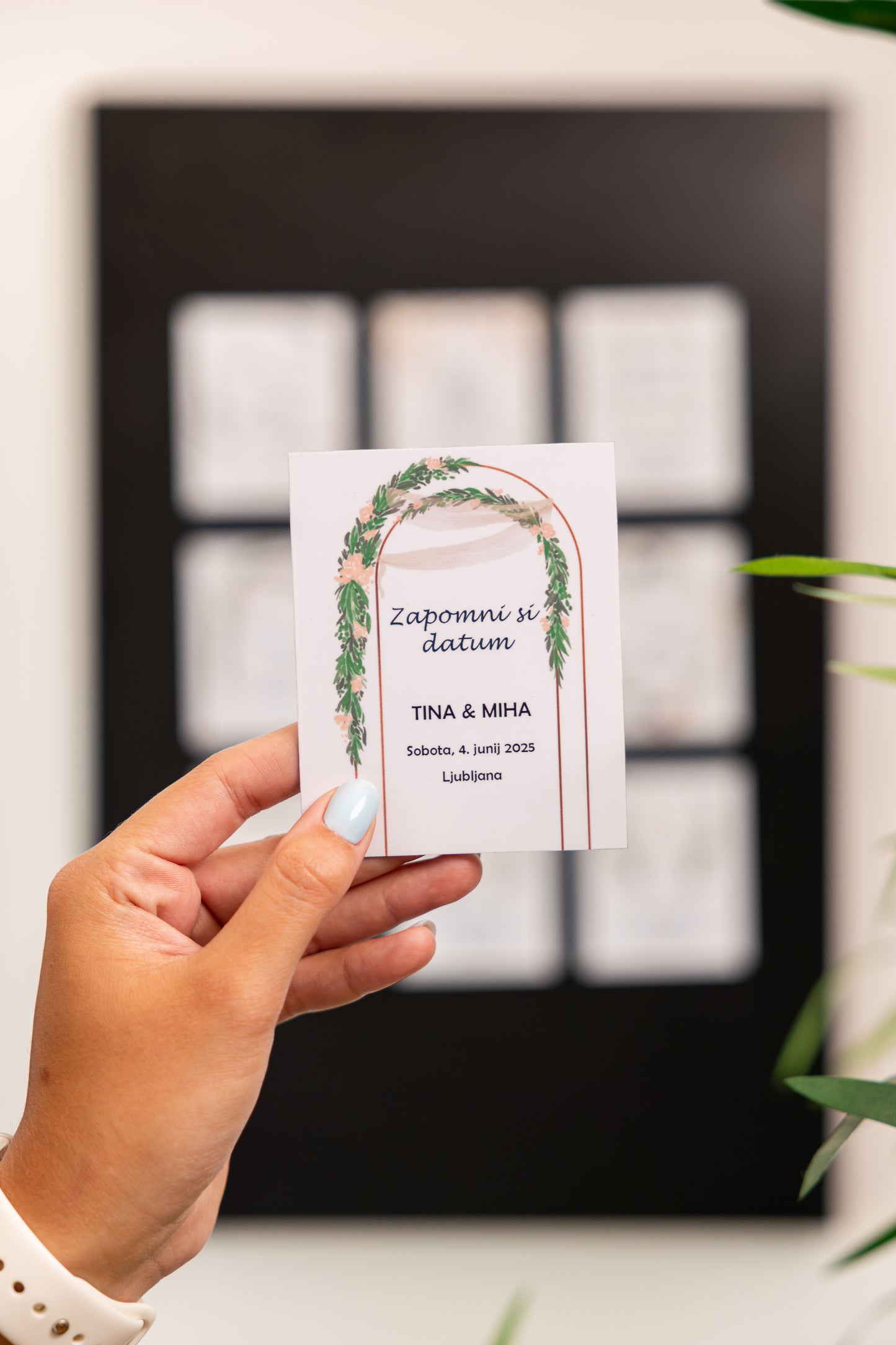 Magnet simple "Save the Date"