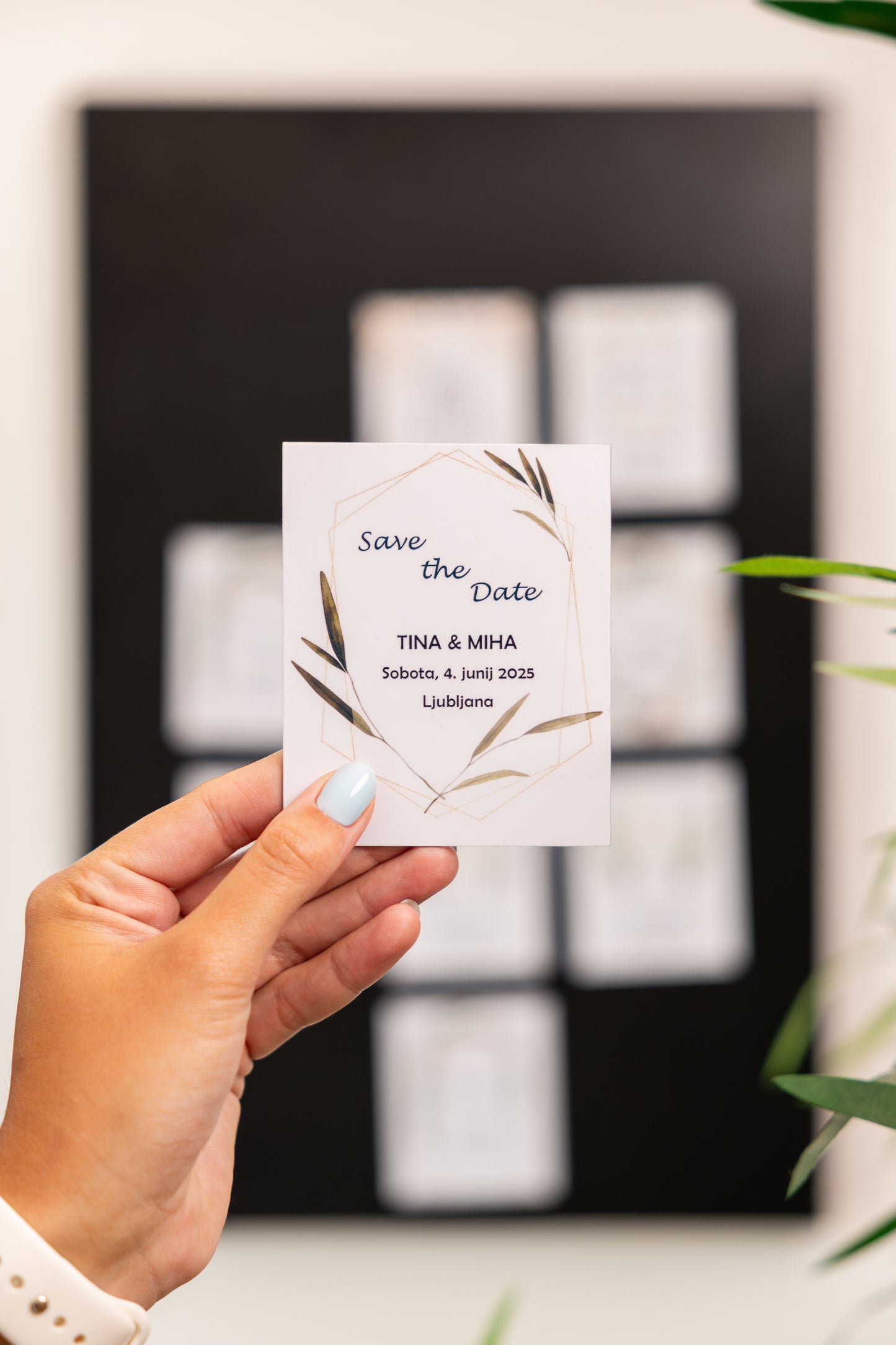 Magnet simple "Save the Date"