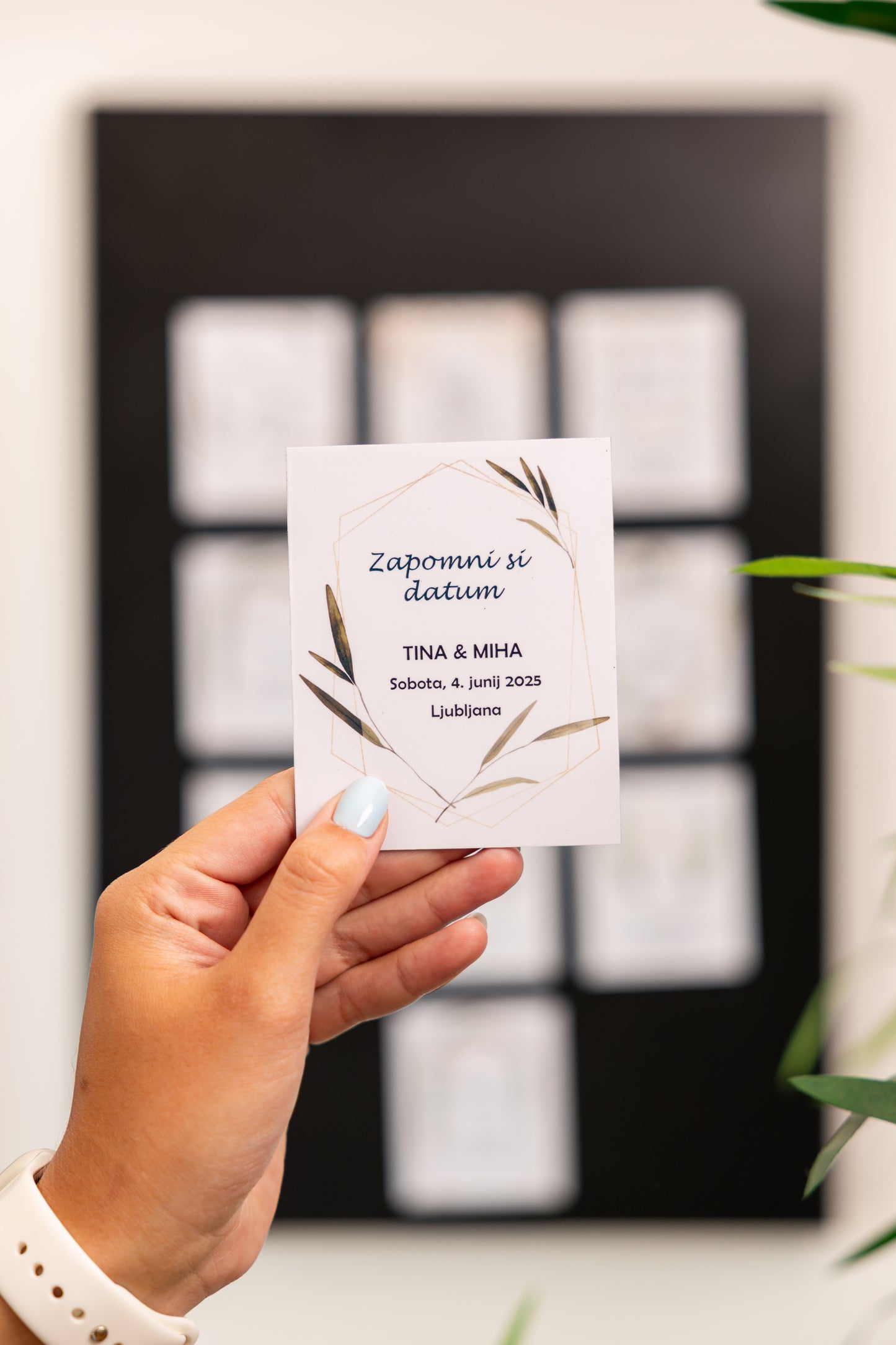 Magnet simple "Save the Date"