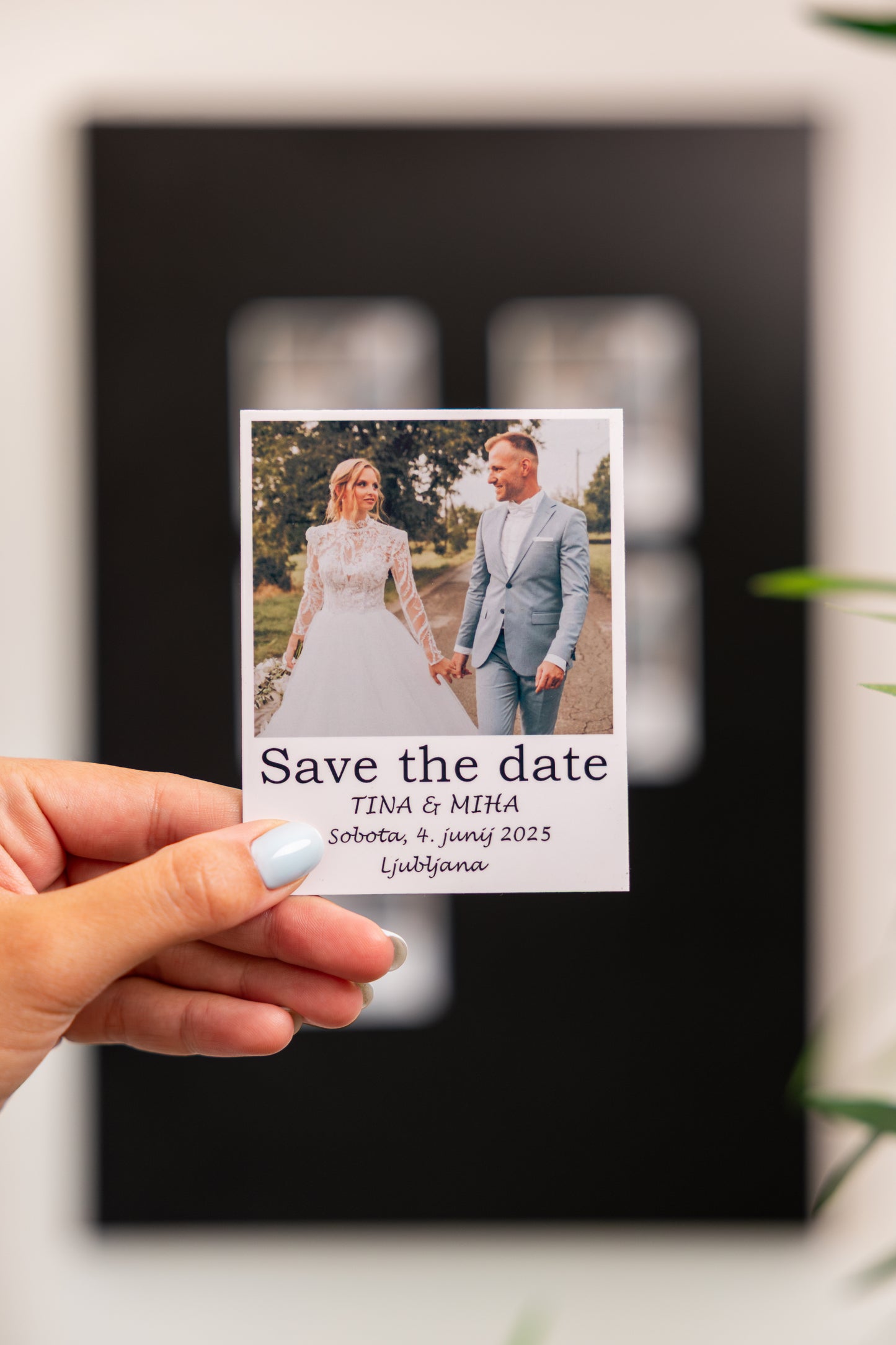 Magnet standard "Save the Date"