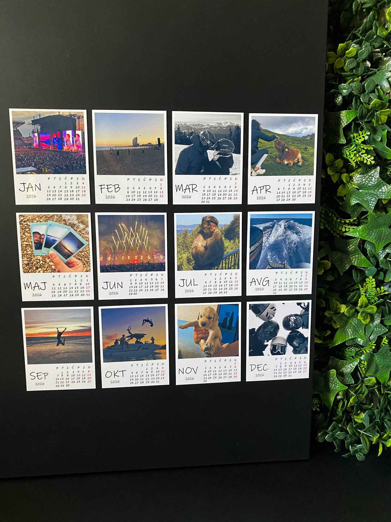 Personaliziran koledar 2026