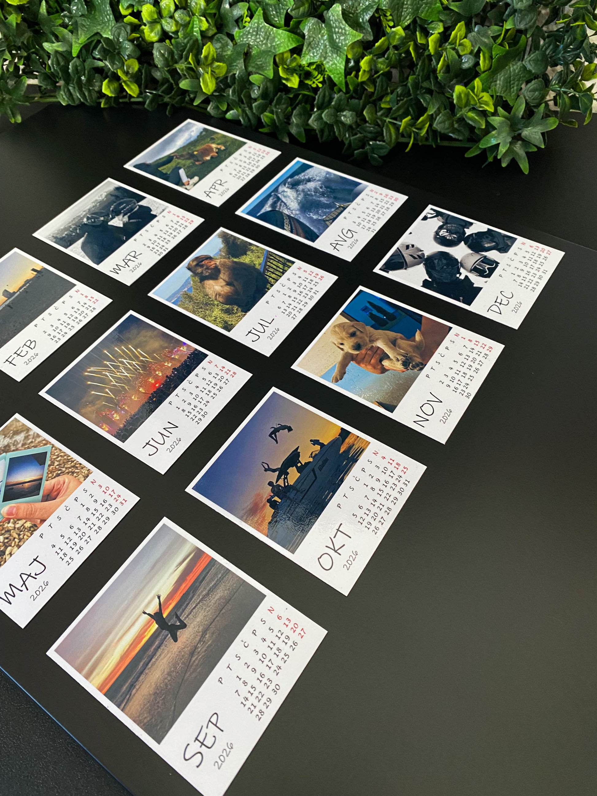 personaliziran magnetni koledar 2026