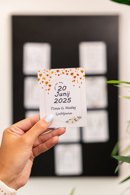 Magnet simple "Save the Date"